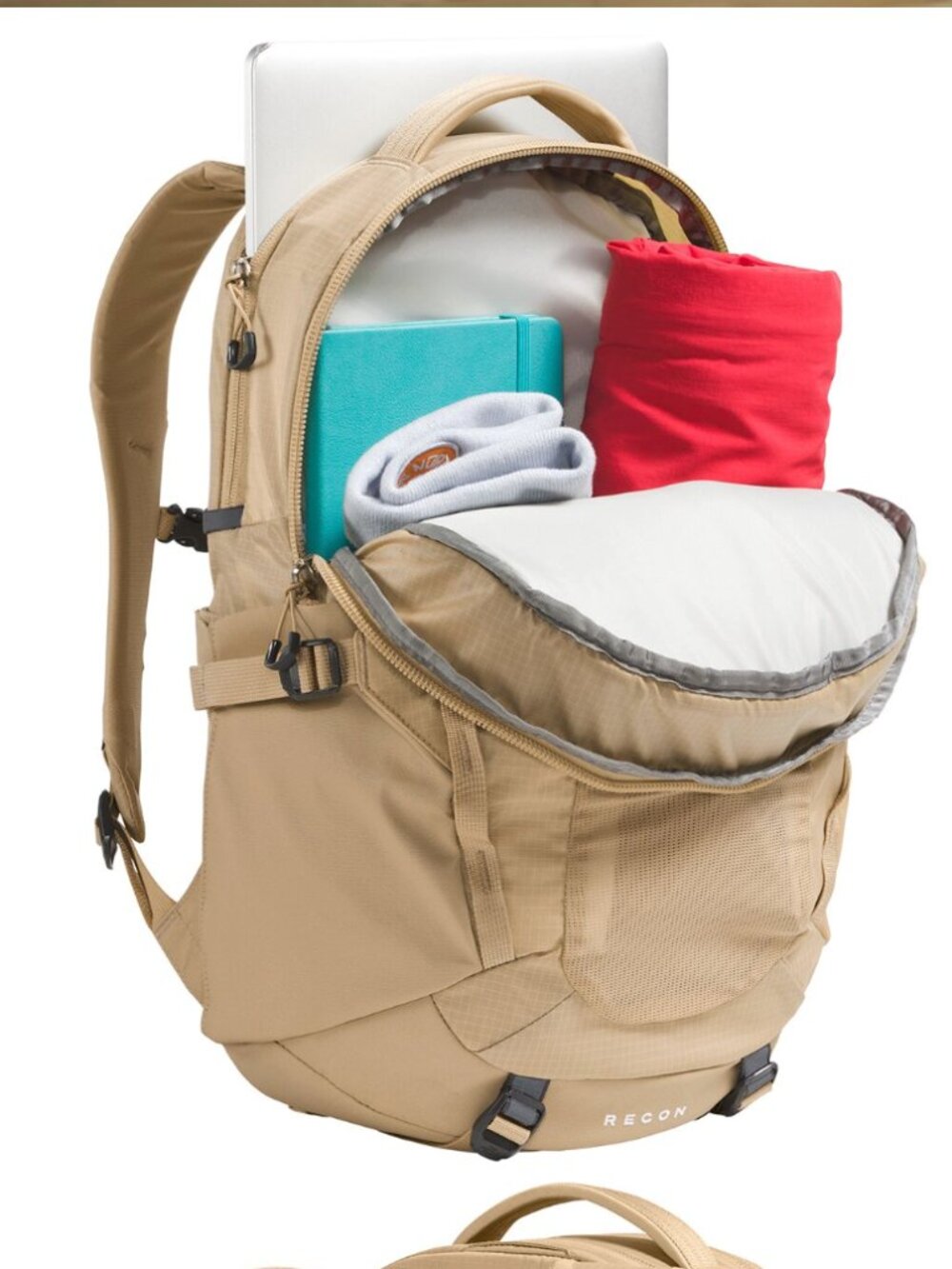 NEW The North Face Recon Khaki Stone Backpack 30 L